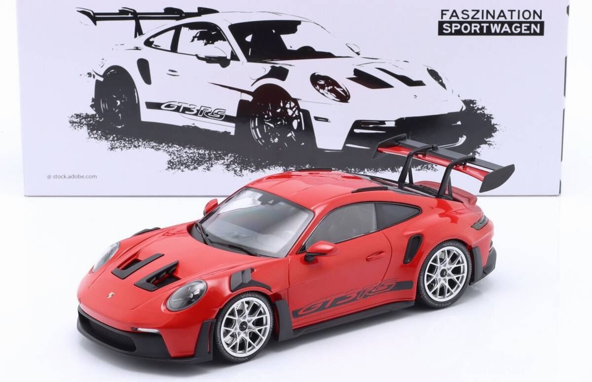 1:18 Minichamps ポルシェ 911 (992) GT3 RS レッド 2023 Porscheの画像1