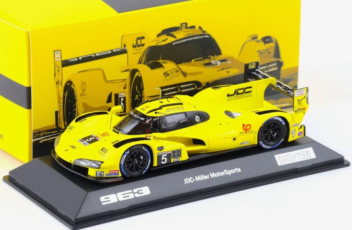 1:43 Spark ポルシェ 963 IMSA 2023 JDC Miller Motor Sports #5 Porsche特注（GWセール）の画像1