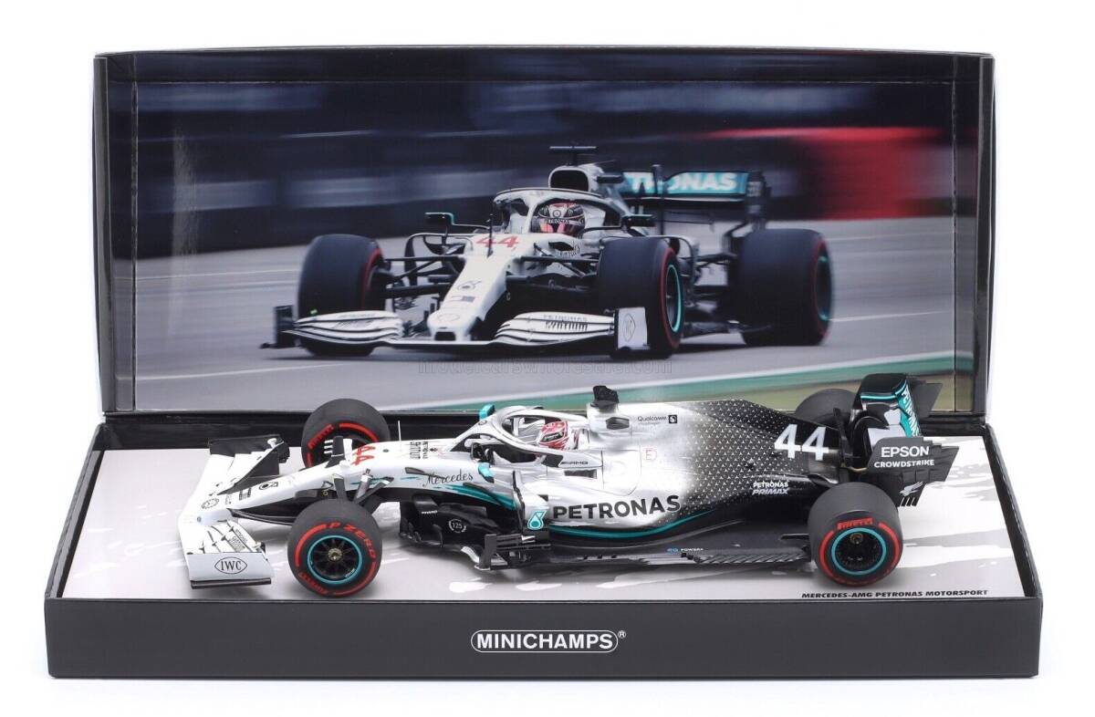 1:18 Minichamps メルセデス AMG F1 W10 EQ Power ドイツGP 2019 L.ハミルトン #44 Mercedes Hamilton 限定BOX_画像1