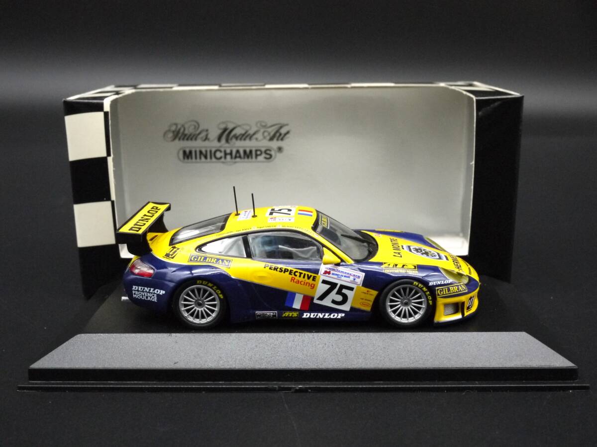 1:43 Minichamps ポルシェ 911 (996) GT3 RS ルマン 24h 2003 エルメス Hermes #75 Porscheの画像6