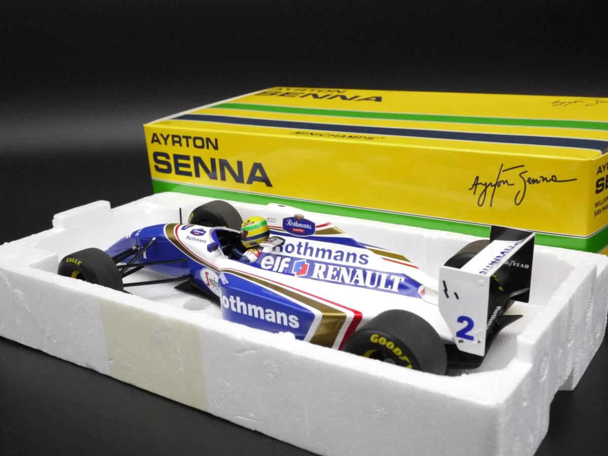 1:18 Minichamps ウィリアムズ FW16 ラストレース A.セナ #2 ロスマンズ仕様 サンマリノGP イモラ Senna_画像3