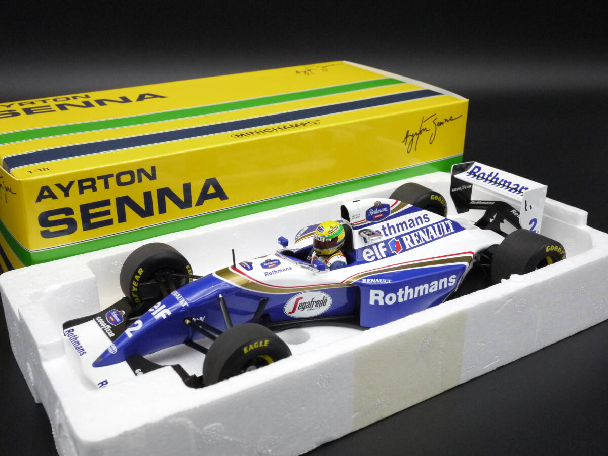 1:18 Minichamps ウィリアムズ FW16 ラストレース A.セナ #2 ロスマンズ仕様 サンマリノGP イモラ Senna_画像1