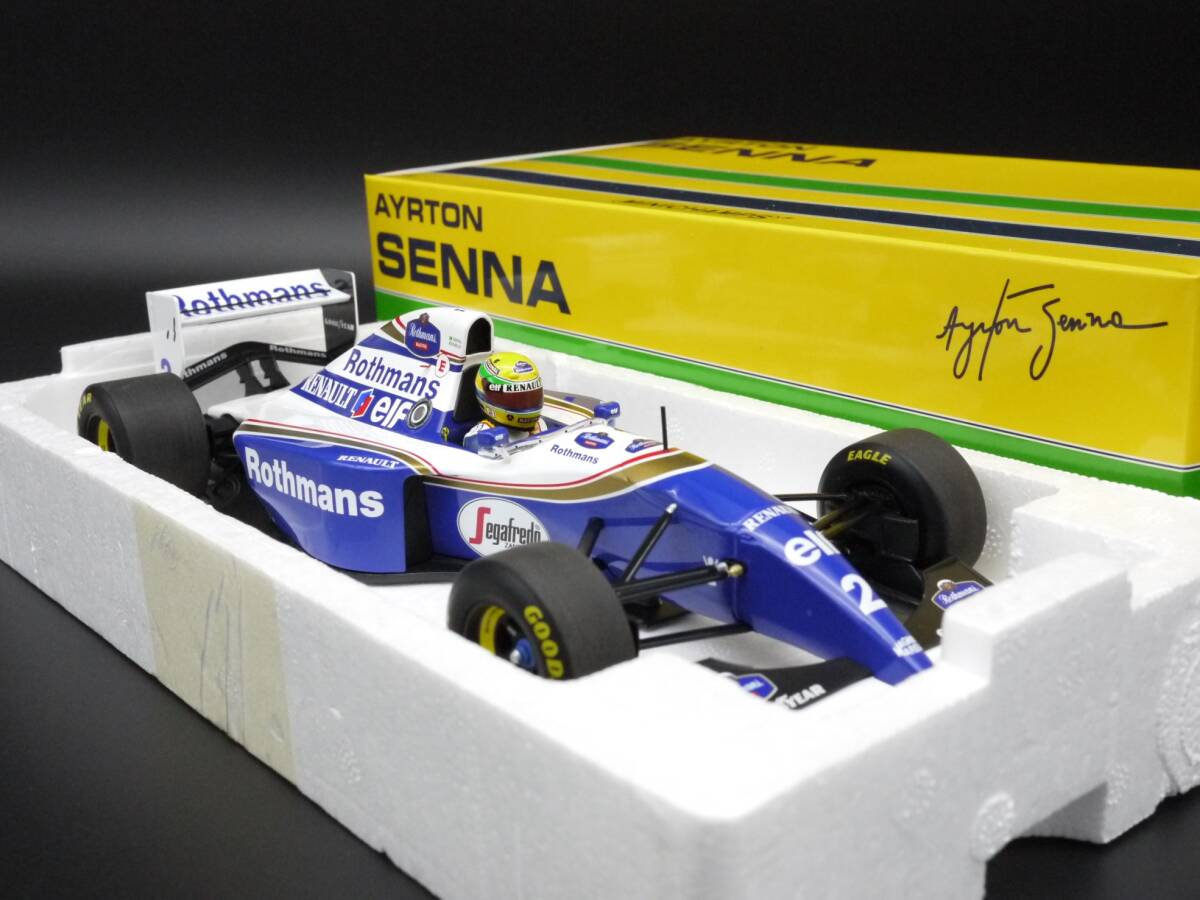 1:18 Minichamps ウィリアムズ FW16 ラストレース A.セナ #2 ロスマンズ仕様 サンマリノGP イモラ Senna_画像5
