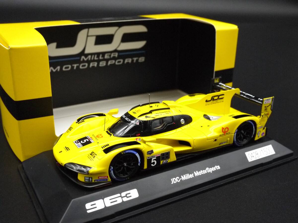 1:43 Spark ポルシェ 963 IMSA 2023 JDC Miller Motor Sports #5 Porsche特注（アウトレット）の画像1