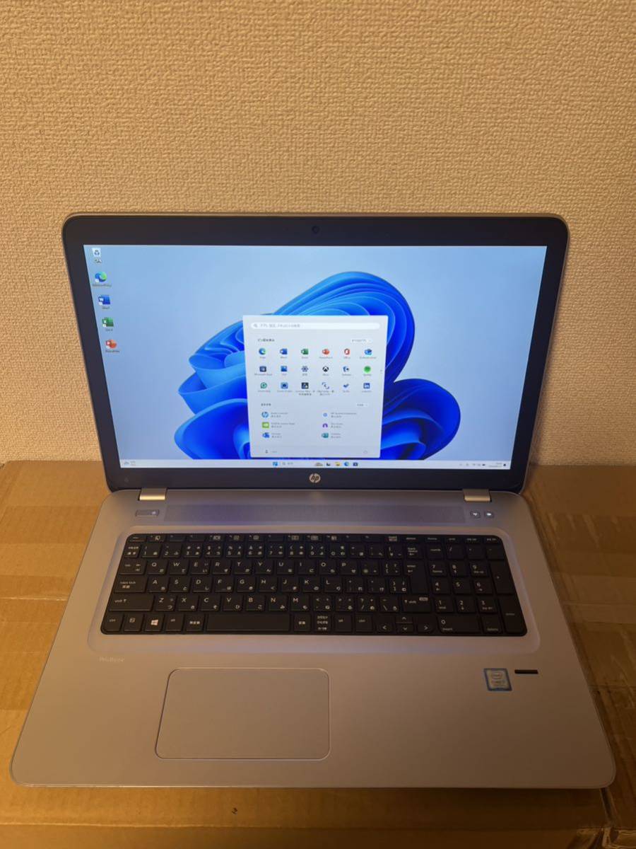 hp ProBook 470 G4 Core i7 7500U 2.7GHz/8GB/ 512GB(SSD) Multi/17.3W_画像1