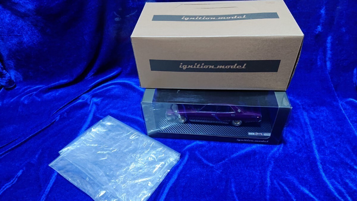 1/18 Ignition model イグニッションモデル IG0969 NISSAN SKYLINE 2000 GT-X GC110 Purple 日産 スカイライン ヨンメリ ケンメリの画像6