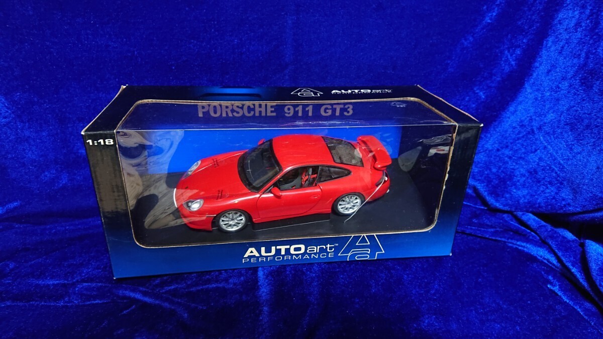 1/18 Porsche 911 GT3 STREET GUARDS RED Early 77811 Autoart オートアート ポルシェ 996 前期 ガーズレッドの画像1