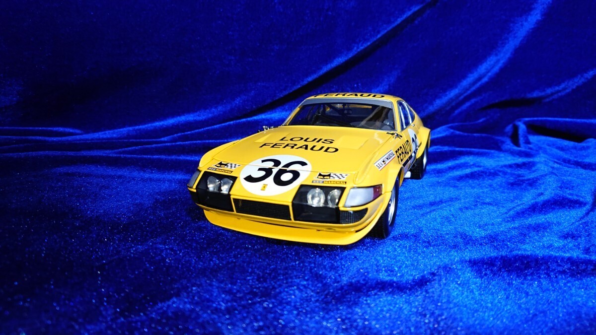 1/18 Ferrari 365 GTB4 Daytona Competizione #36 Kyosho 京商 フェラーリ 365 GTB/4 デイトナ コンペティツィオーネ 1972 ルイフェローの画像1