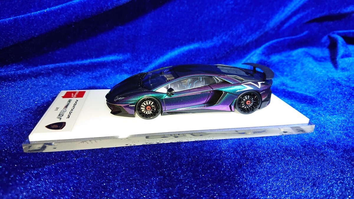 1/43 受注生産品 Lamborghini AVENTADOR SV 2015 MAKE UP EIDOLON メイクアップ アイドロン ランボルギーニ アヴェンタドール 検 1/18_画像5