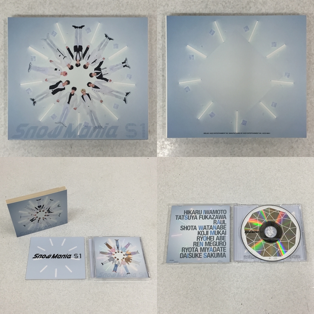 0151833L★ Snow Man Snow Mania S1 ３形態セット 初回盤A/初回盤B/通常盤(初回仕様：スリーブ・フォトブック付き) CD・DVDの画像4