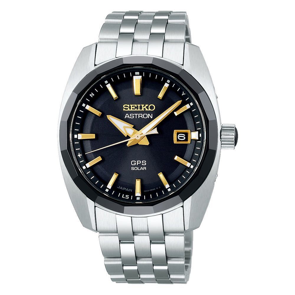 新品未使用！ セイコー アストロン SBXD011 3X-22 2保証付き 定価 198.000円　GPSソーラー SEIKO ASTRON SBXD 011 ゴールド×ブラック