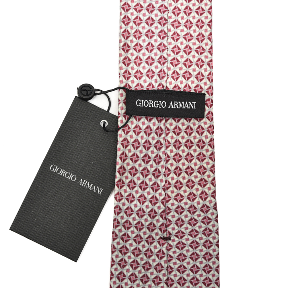  весна лето новое поступление новый товар joru geo Armani GIORGIO ARMANI галстук всесезонный мужской шелк 100%. какой рисунок розовый 401803