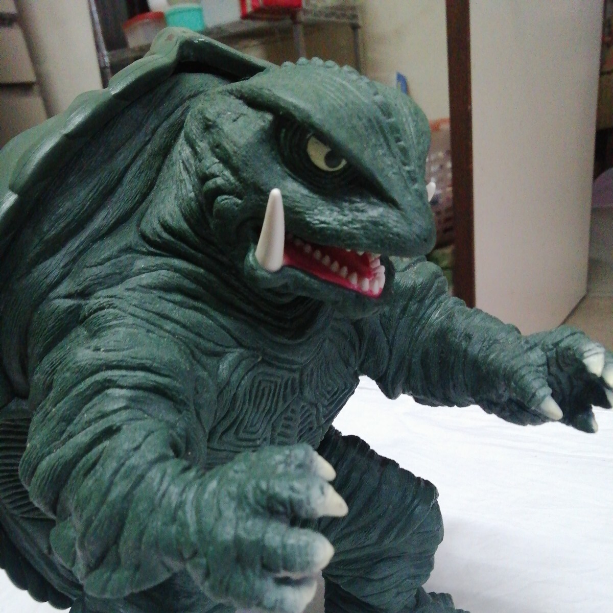 動画記載 BANDAI プラズマウォーク 大怪獣 ガメラ 大怪獣空中決戦 バンダイ フィギュア 1995年 大迫力リアル歩行 日本製 1995 _画像5