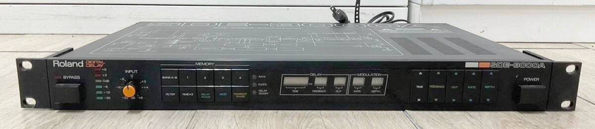 * audio equipment *Roland Roland SDE-3000A DIGITAL DELAY digital Delay mixer electrification verification settled 
