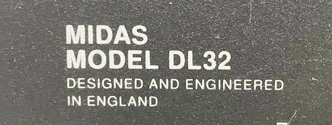 ◇オーディオ機器◆MIDAS マイダス DL32 32ch デジタルミキサー ステージボックス 通電確認済_画像6