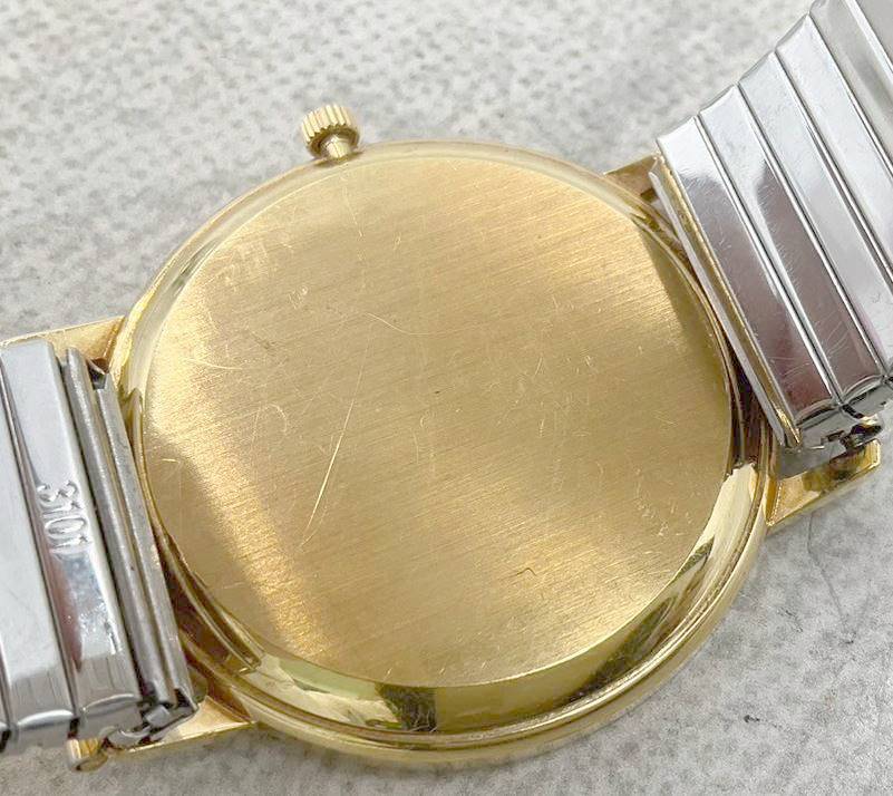 ◇腕時計◆TISSOT ティソ ラウンド 白文字盤 ゴールド QZ クォーツの画像5
