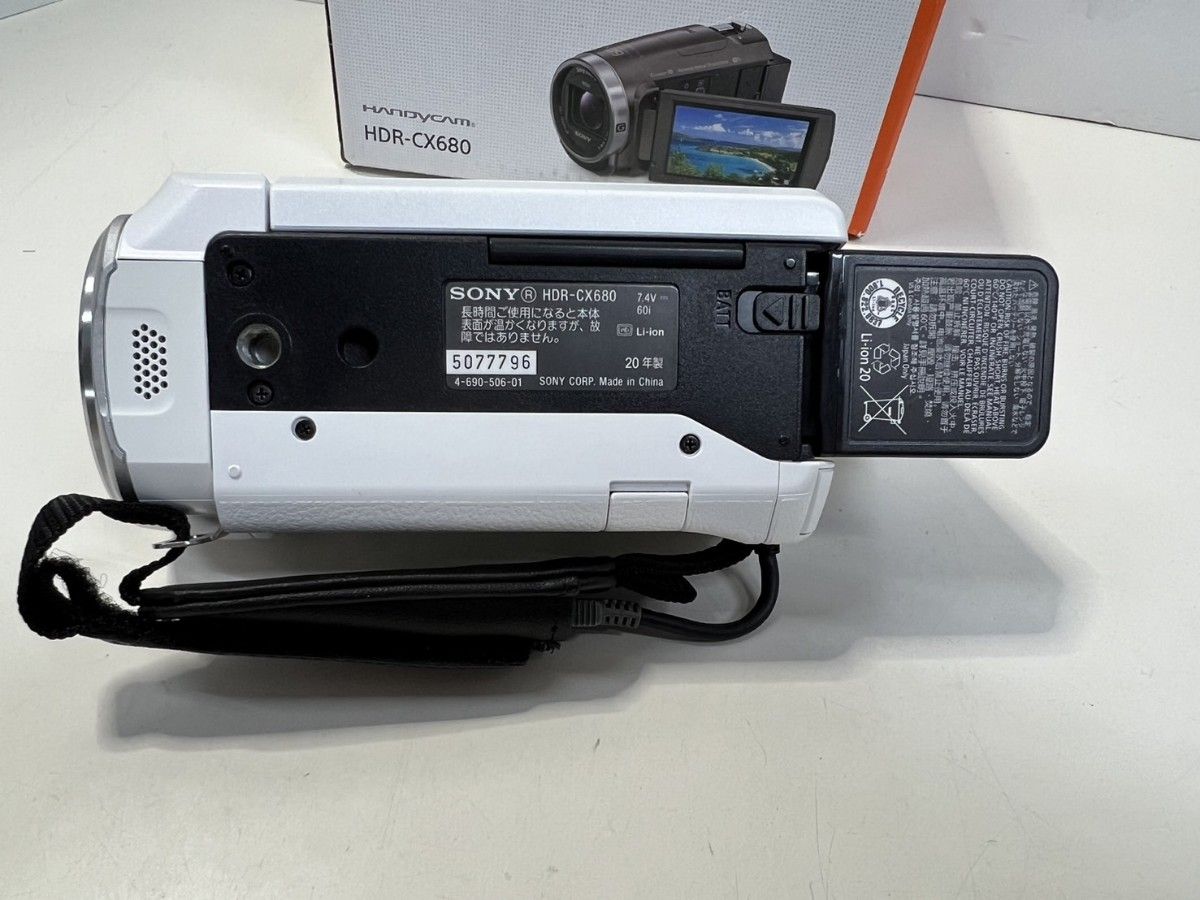 【美品】SONY Handycam HDR-CX680 ビデオカメラ 2020年製