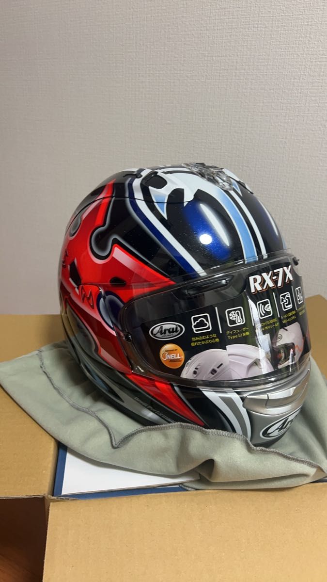 新品未使用　Arai RX-7X ナカノGP2 XL NAKANO SHURIKEN 手裏剣  ヘルメット