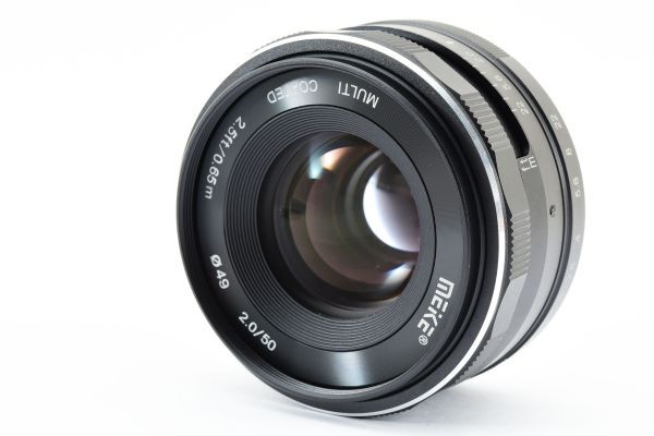 【実用美品】Meike メイケ MK 50mm 2.0 MFレンズ sony Eマウント #568-1_画像2