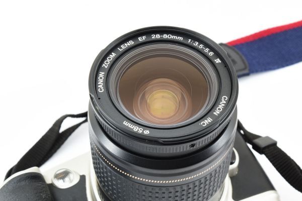 【実用美品】Canon キャノン EOS Kiss デジタル一眼カメラ / EF 28-80mm 3.5-5.6 IV USM AFレンズ #571の画像9