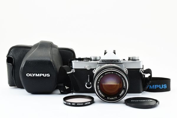 【実用外観美品】Olympus オリンパス OM-1 フィルム一眼カメラ / G.ZUIKO AUTO-S 1:1.4 50mm MFレンズ #593