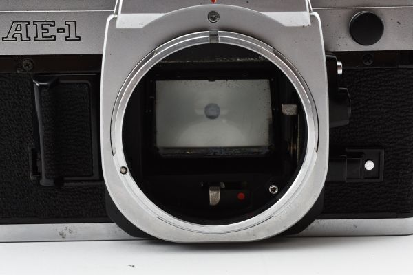 【ジャンク】Canon キャノン AE-1 シルバー ボディ フィルム一眼カメラ #611-1の画像10