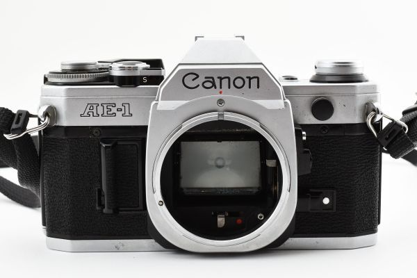 【ジャンク】Canon キャノン AE-1 シルバー ボディ フィルム一眼カメラ #611-1の画像2