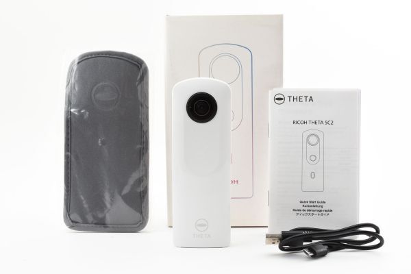 【光学極上品】Ricoh リコー THETA 360度カメラ 白 ホワイト #610の画像1