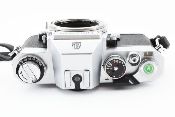 【実用外観美品】Nikon ニコン NIKOMAT EL シルバー ボディ フィルム一眼カメラ #640-4の画像8