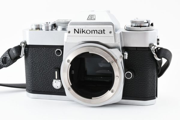 【実用外観美品】Nikon ニコン NIKOMAT EL シルバー ボディ フィルム一眼カメラ #640-4の画像2