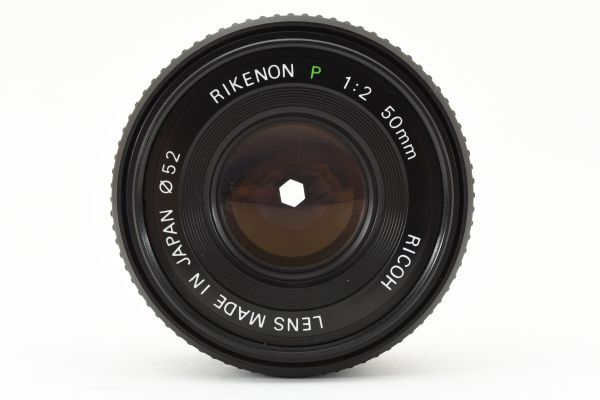 【実用外観美品】Ricoh リコー RIKENON P 1:2 50mm MFレンズ #700-5_画像2