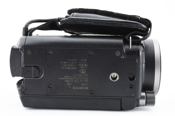 【光学極上品】Sony ソニー HDR-CX700 黒 ブラック ビデオカメラ #718の画像9