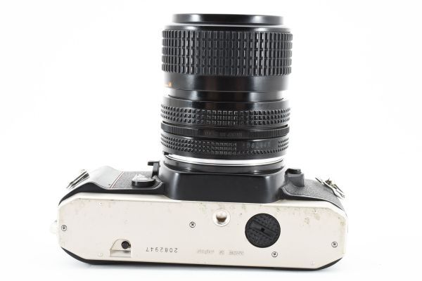 【実用品】Nikon ニコン FM10 フィルム一眼 / Ai-s 35-70mm 3.5-4.8 MFレンズ #737-5の画像8