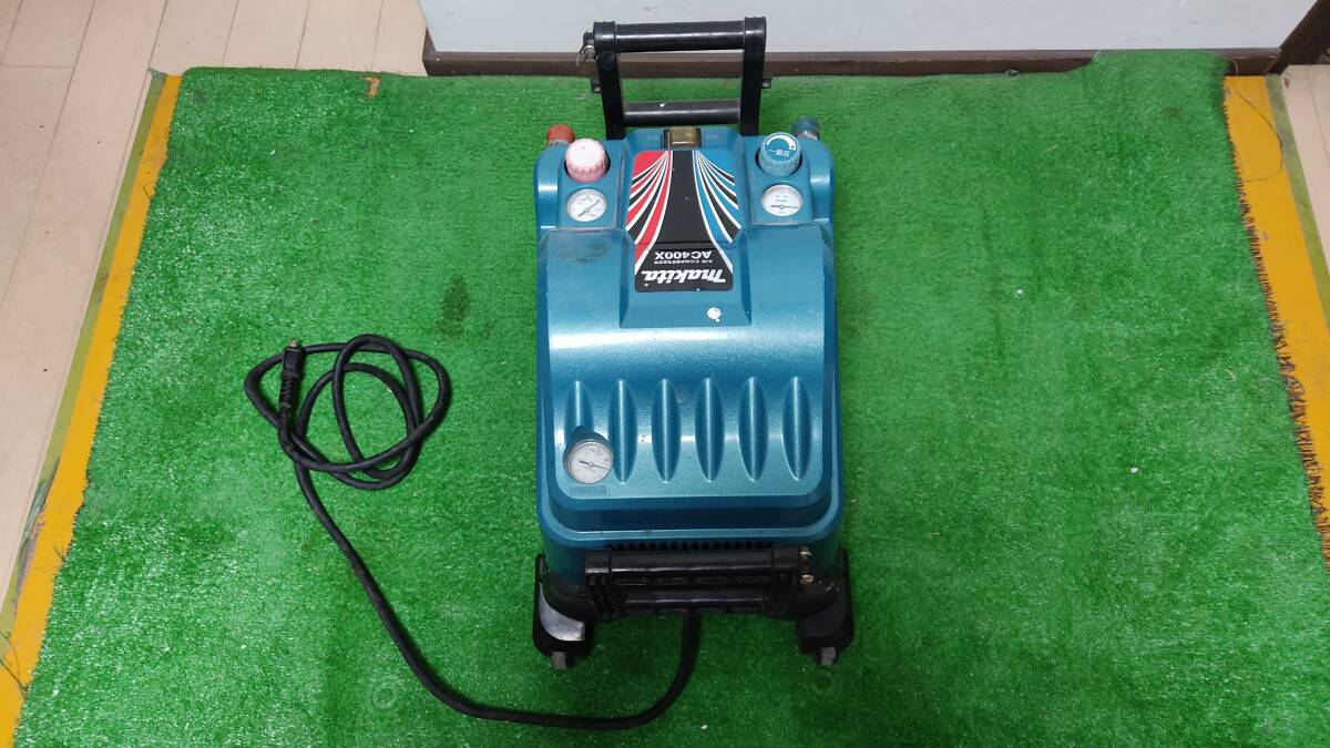 【マキタ】エアコンプレッサ/AC400X 【中古・稼働確認済】