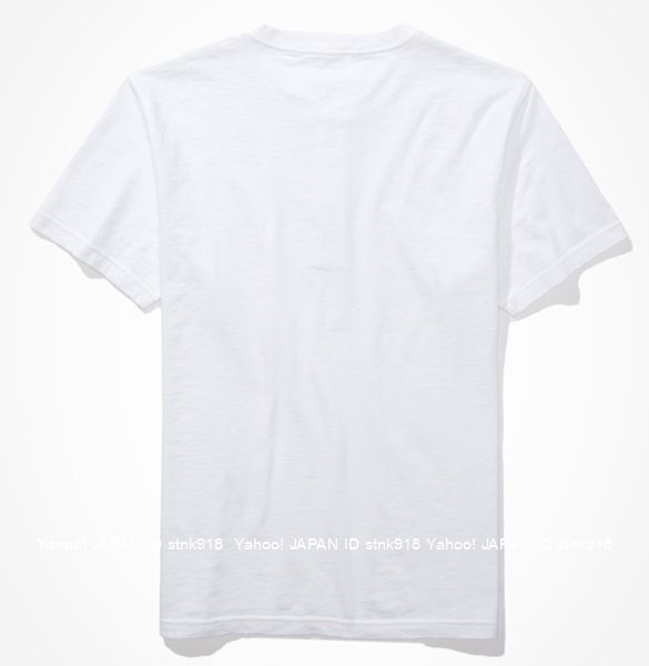 〓アメリカンイーグル/US XXXL/AE Super Soft ヘンリーTシャツ/Whiteの画像2