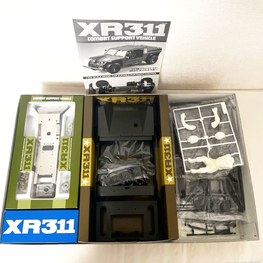 m65/140★1円〜 タミヤ 1/12 電動ラジオコントロールカー XR311・コンバットバギー 復刻版の画像2
