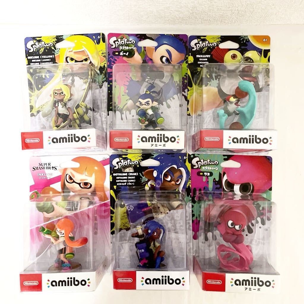 w41★1円〜 未開封 amiibo アミーボ スプラトゥーン インクリング/タコ/オクトリング /ボーイ /コジャケの画像1