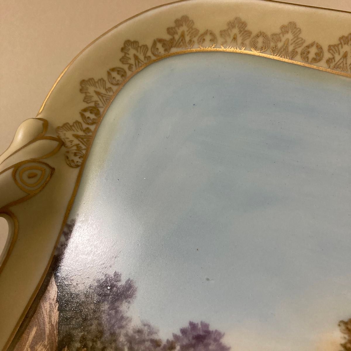 アルダルト リンワイレ社　フランソワブーシェ デザイン　ビンテージトレイ　飾り皿　 絵皿　プレート
