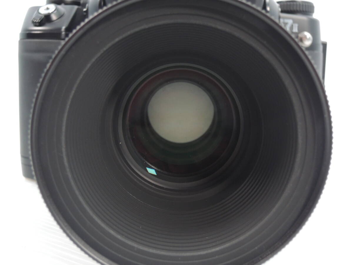 △PENTAX ペンタックス 67Ⅱ 中判フィルムカメラ/レンズ MACRO 1:4 100mm 本体＋レンズ ブラック カメラ 動作未確認/管理5646A11-01260001の画像2