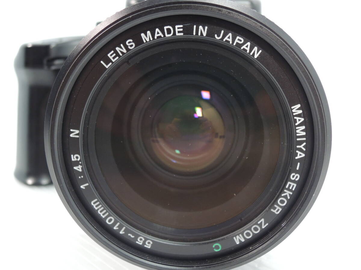 △Mamiya マミヤ 645 Pro 中判フィルムカメラ/レンズ MAMIYA-SEKOR ZOOM C 55～110mm 1:4.5 N カメラ 動作未確認/管理5656A11-01260001の画像3