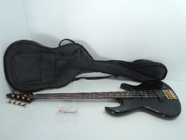 △AriaProⅡ アリアプロ RSB DELUXE 5033255 日本製 エレキギター ブラック ソフトケース付き 楽器 弦楽器 ギター/管理7080A10-01260001の画像1