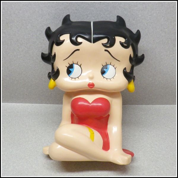 OI-5★現状品★ベティちゃん BETTY BOOP でっかい貯金箱 約37cm YUTAKA ユタカ 1995年 日本製の画像1