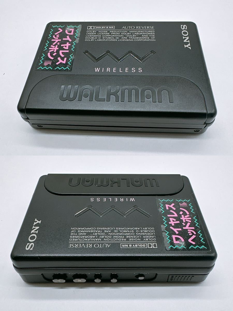 当時物★WALKMAN SONY ヴィンテージ ワイヤレスウォークマン カセットプレーヤー WW-505 ソフトケース付★希少 ソニーウォークマンの画像2