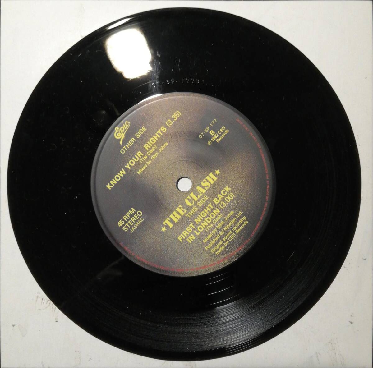 [試聴]日本盤REGGAE45s　権利主張 // ザ・クラッシュ[EP]07・5P-177国内盤The Clash NEWWAVE PUNKレゲエ ニューウェーブ Rock7_画像3