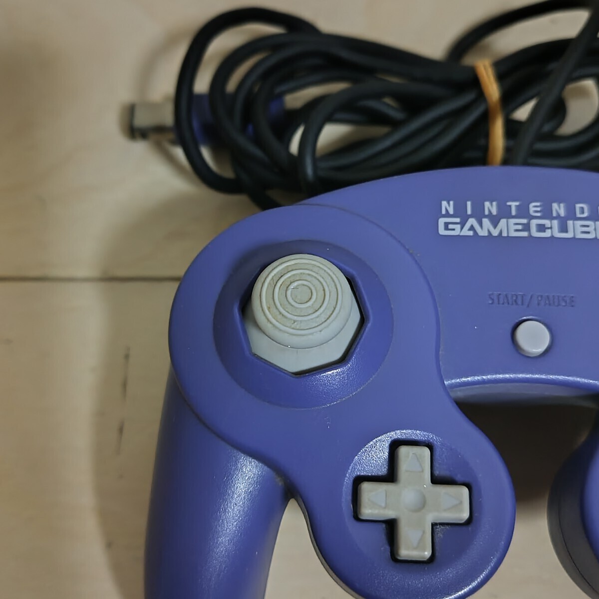 任天堂 Nintendo GAMECUBE ゲームキューブ バイオレット コントローラー ゲームできた ☆ ジャンク ☆ 送料520円よりの画像7