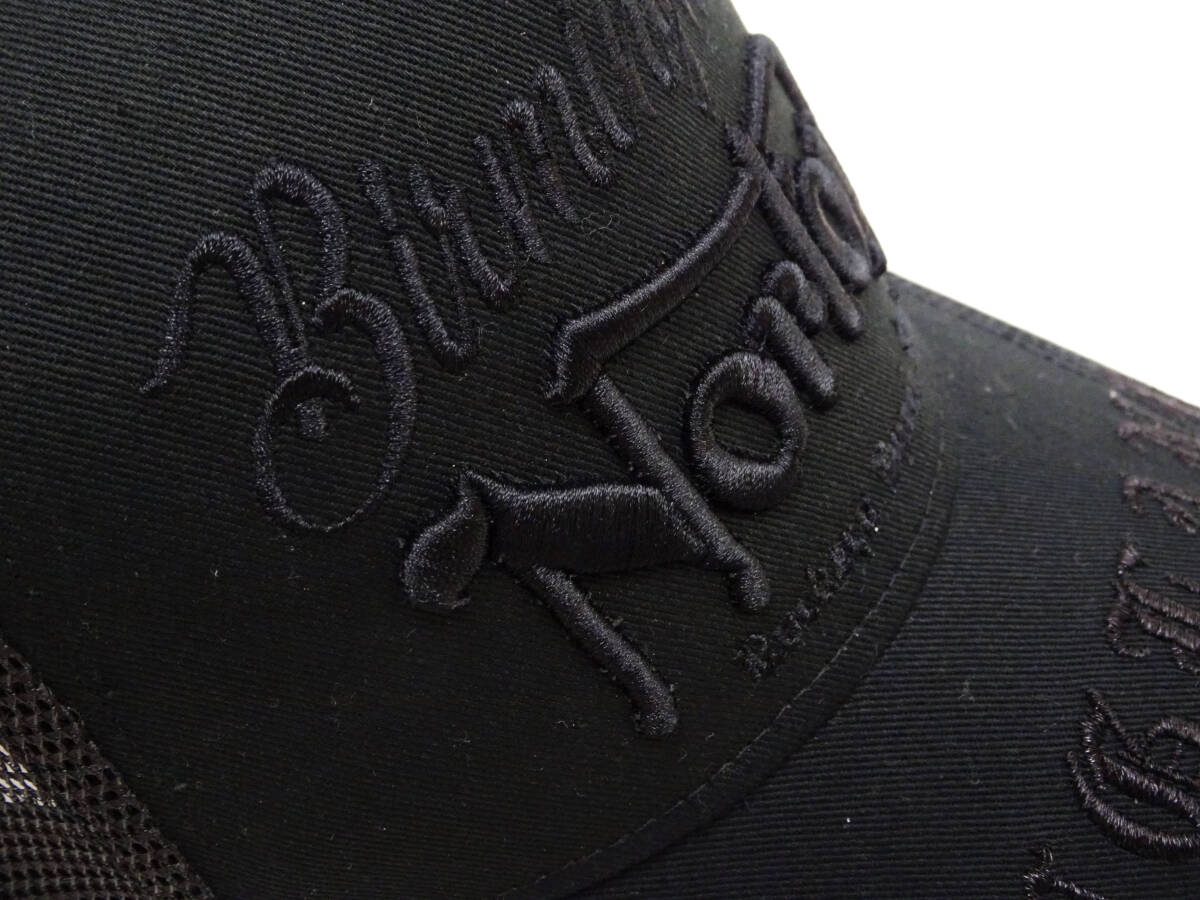 ノートン ブラックシリーズ キャップ Norton 3D ロゴ刺繍 帽子 242N8703B 黒 新品_画像7
