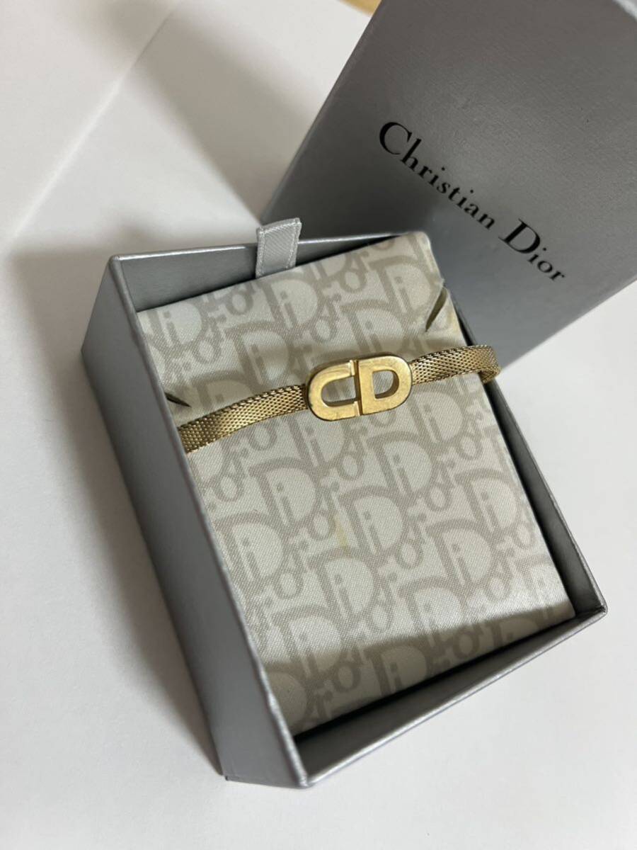 Christian Dior クリスチャンディオール　ブレスレット　ゴールド色　ヴィンテージ_画像2