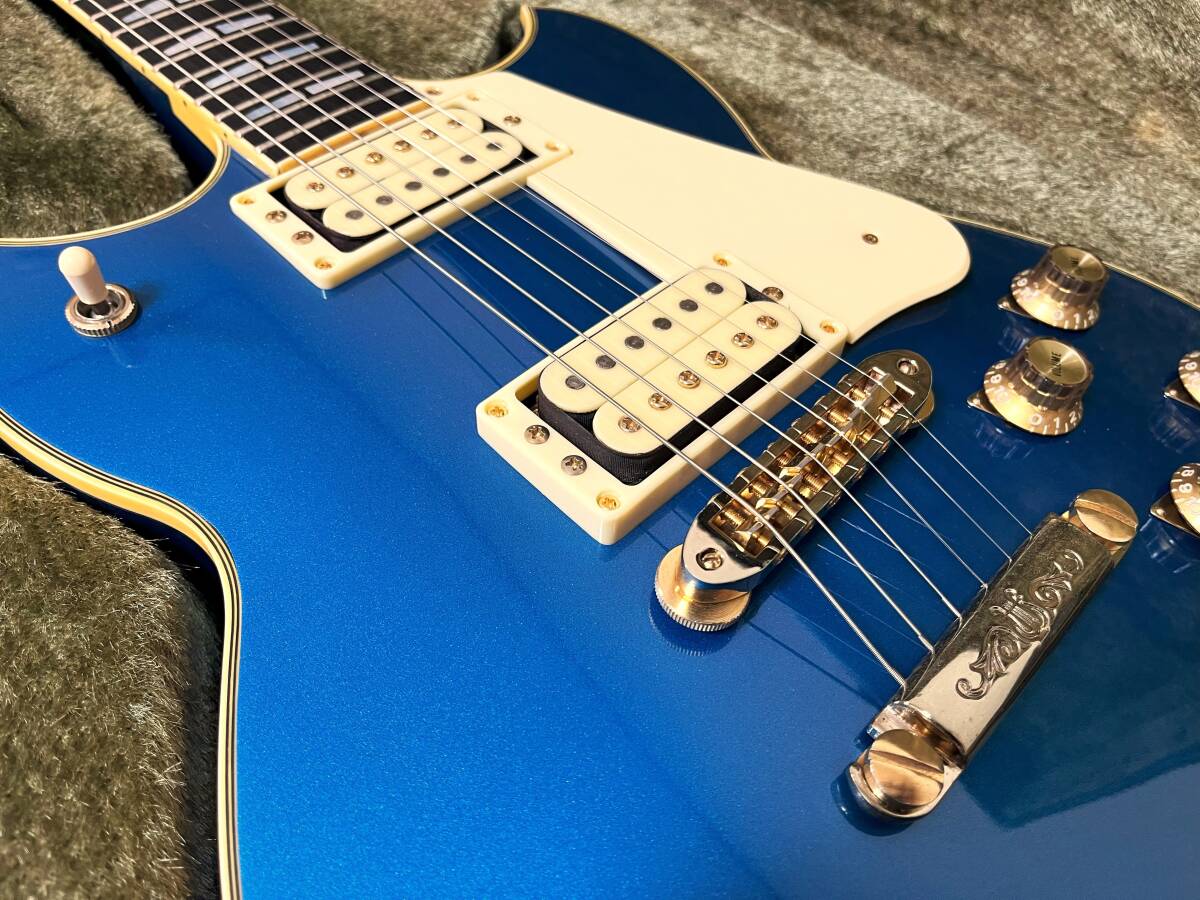 SG Custom Collection-1★YAMAHA SG1000 限定メタリックブルー 高中正義仕様 純正ハードケース付 美品・超希少！★の画像3