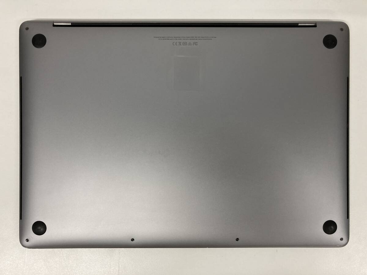 （訳あり）Apple Macbook Pro 2018 / Core i7 2.2GHz / 16GB / 512GB / 15インチ スペースグレー、A1990 動作確認済みの画像5