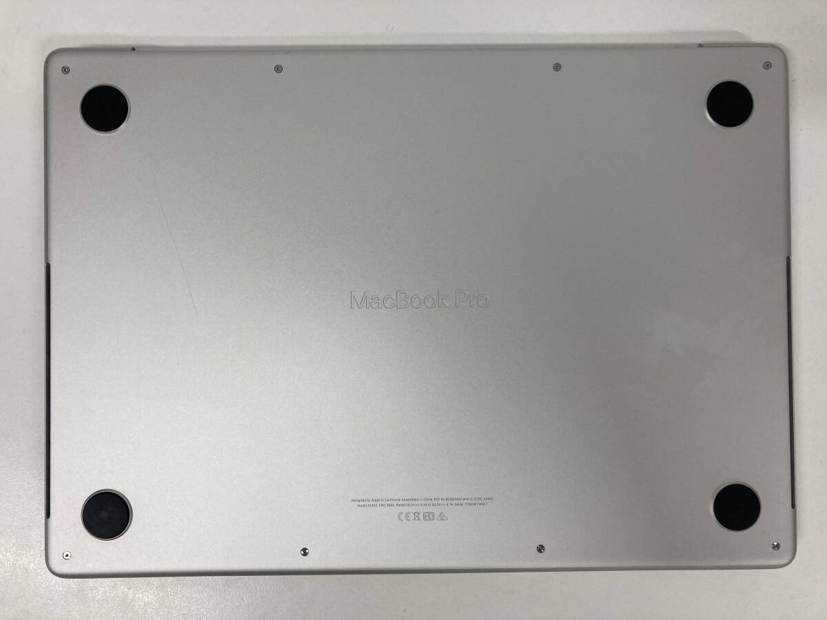 「ジャンク品」Apple Macbook Pro 2021/ Apple M1 Pro / 32GB / １TB / 14インチ シルバー、A2442 動作確認済みの画像5